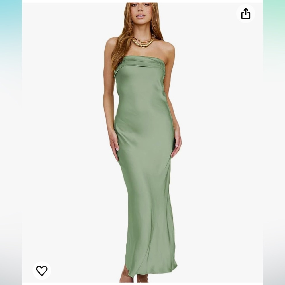 Sage Green Maxi Dress Elegant Gem